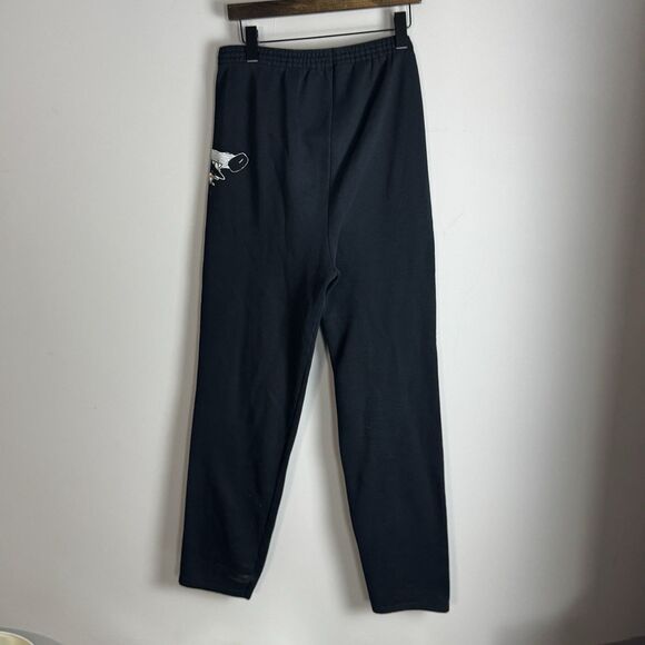 VINTAGE LOGO 7 Mens Black San Jose Sharks Sweatpants Size L Hockey NHL 1992 USA - Picture 7 of 8